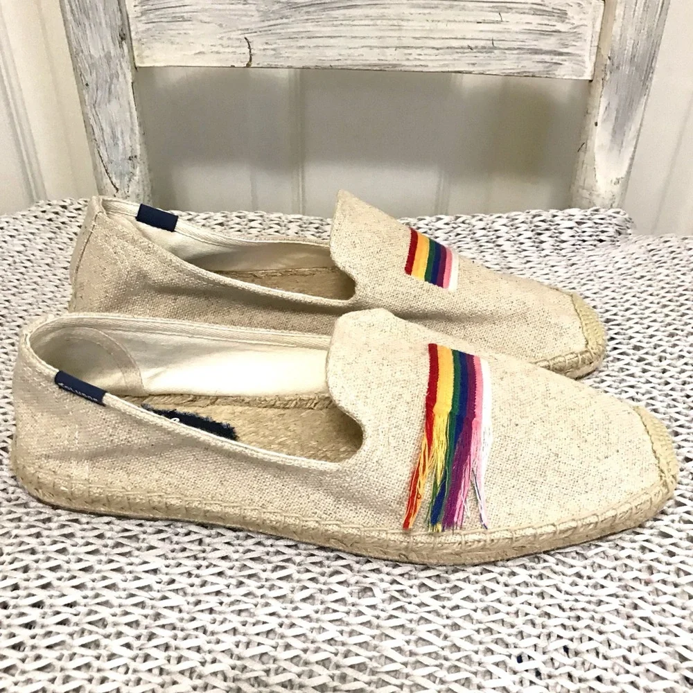 Soludos Rainbow Men’s Smoking Espadrilles